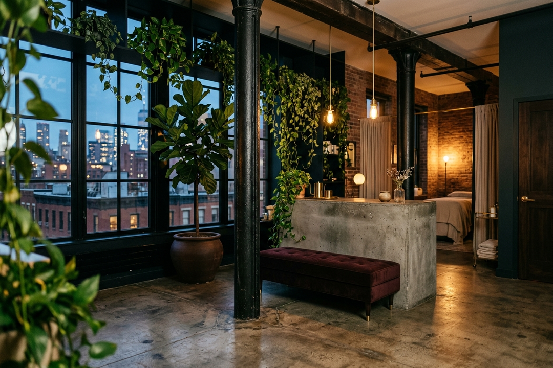 Aura interior — SoHo loft-modern