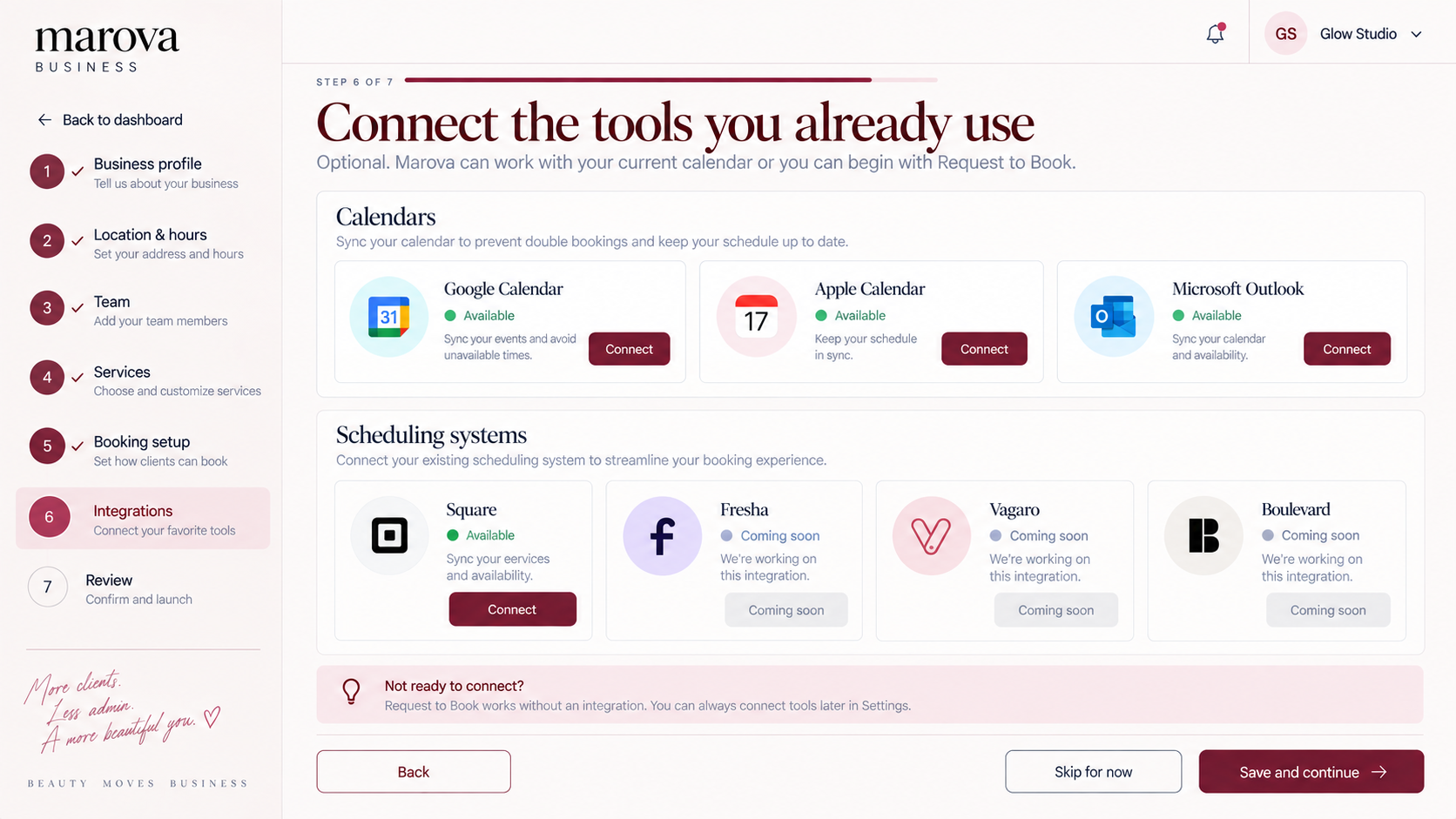 Connect the tools you already use